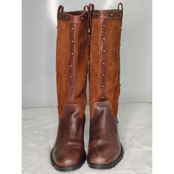 Steve Madden Brown and Leopard Ankle Boots - Picture 2 of 9